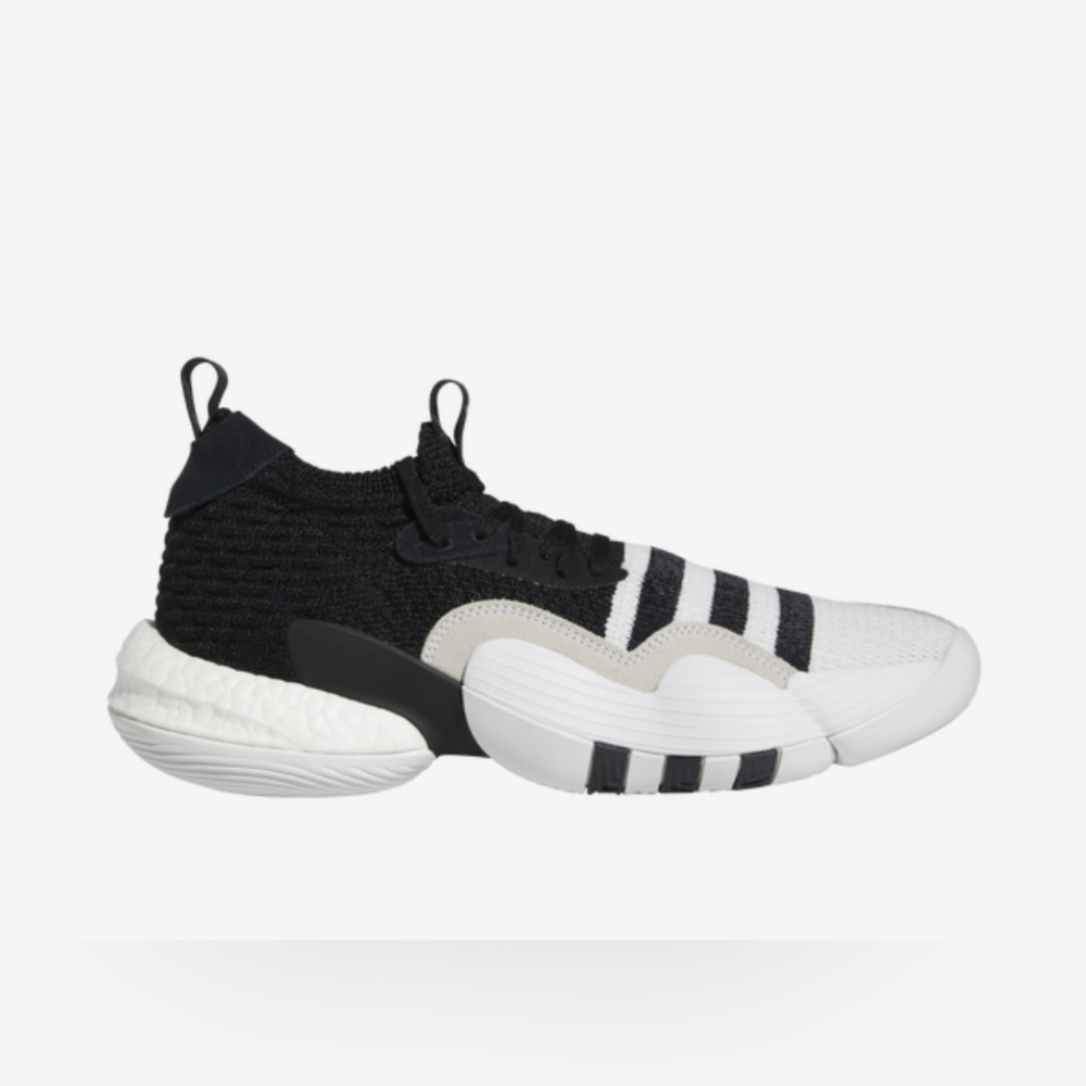 adidas Men's Trae Young 2 Training Shoes Black White Size 10